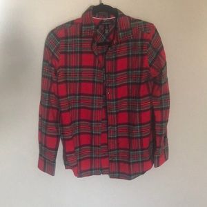 Lands end flannel button down